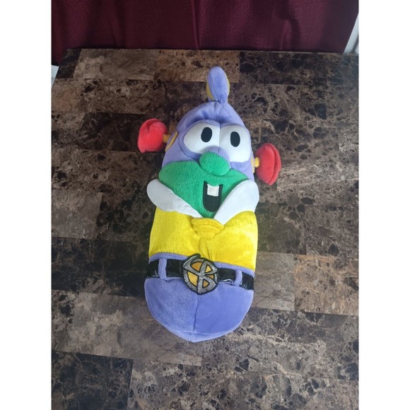 Fisher-Price Other - Fisher Price Veggie Tales Larry Boy Cucumber Reversible Plush 2000 - 75131